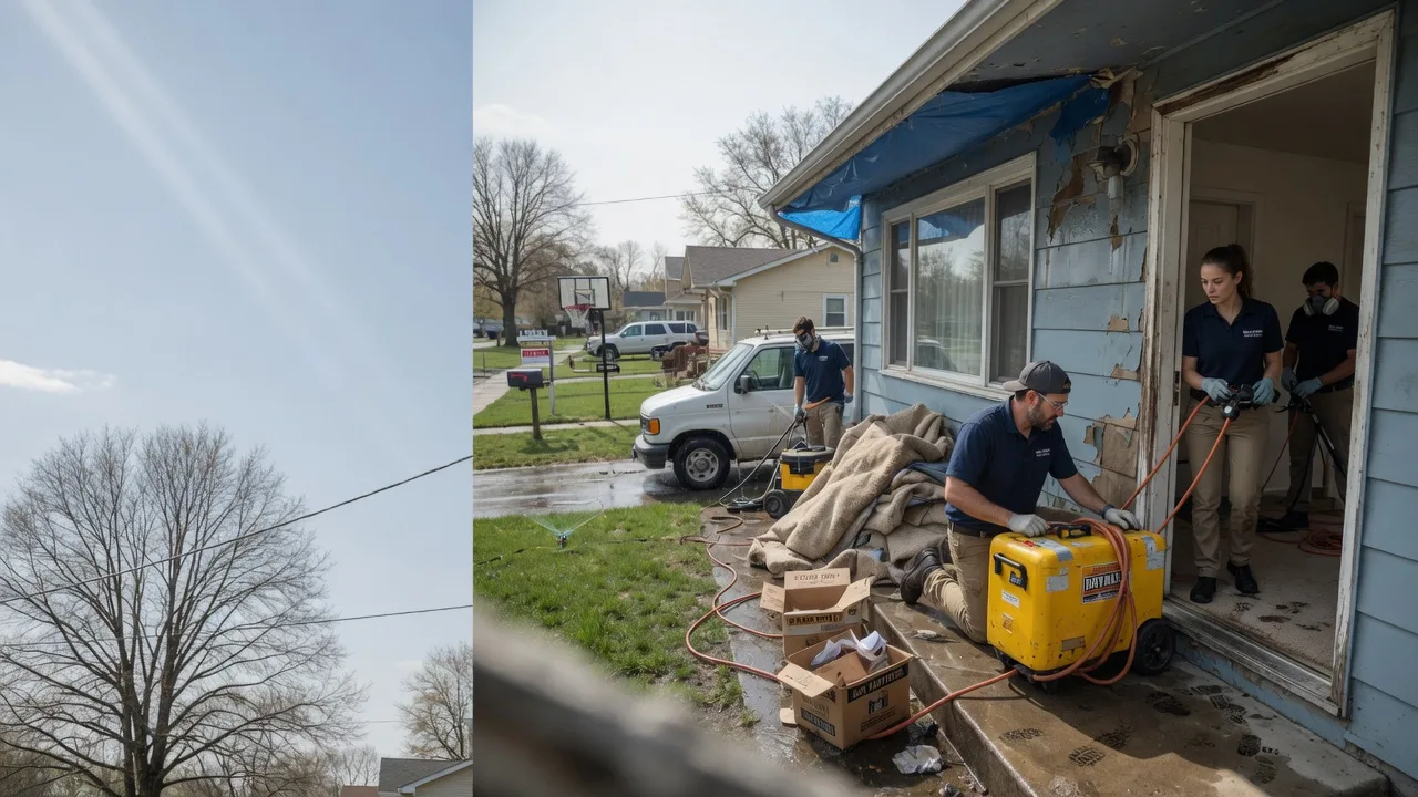 Basement Flood Cleanup in Tony, WI near me